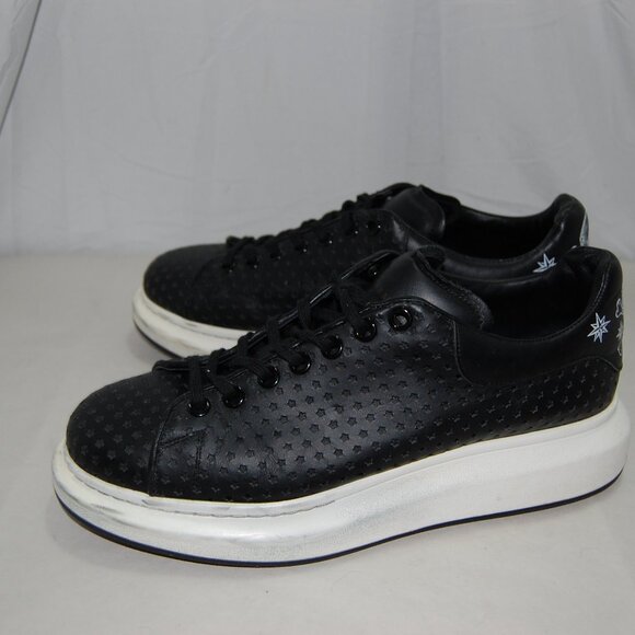 45/US12🔥 Alexander McQueen Skull Print Low Top Men’s Sneaker LEATHER Skull LOGO